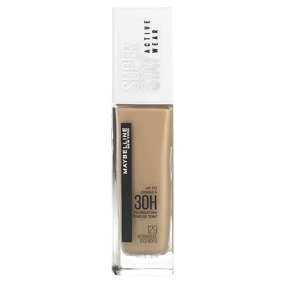Super Stay, Active Wear Foundation, 129 Medium Beige