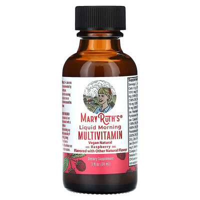Liquid Morning Multivitamin Travel Pack, Raspberry, 16 Bottles, Each