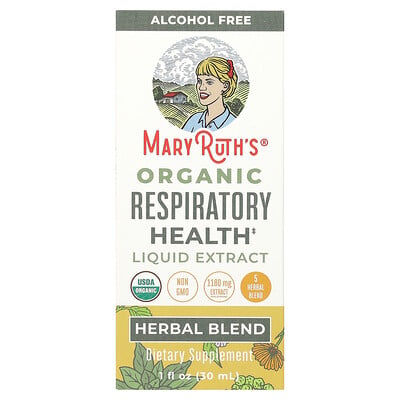 Organic Respiratory Health Liquid Extract, Alcohol Free