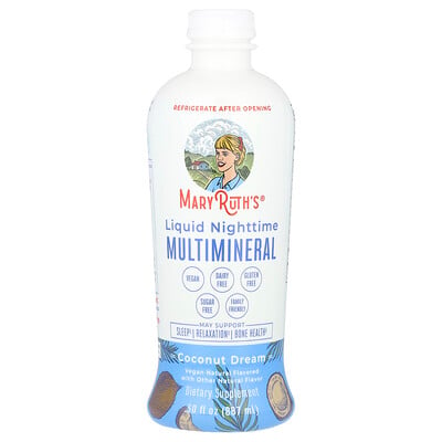 Liquid Nighttime Multimineral, Coconut Dream