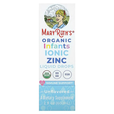 Organic Infants Ionic Zinc, Liquid Drops, 6 - 12 Months, Unflavored