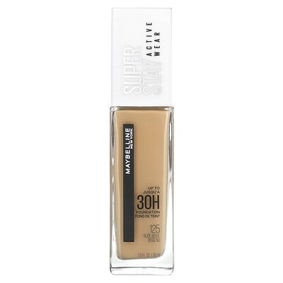 Super Stay, Active Wear Foundation, 125 Nude Beige