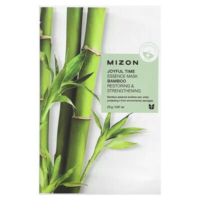 Joyful Time Essence Beauty Mask, Bamboo, 1 Sheet