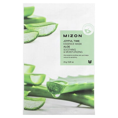 Joyful Time Essence Beauty Mask, Aloe, 1 Sheet