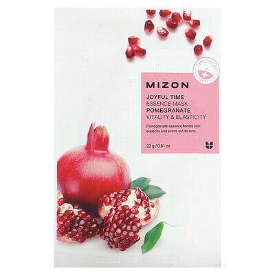 Joyful Time Essence Beauty Mask, Pomegranate, 1 Sheet