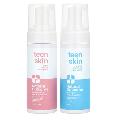 Teen Skin, Face Wash Duo, Clarifying Face Wash, 1 Set, Each
