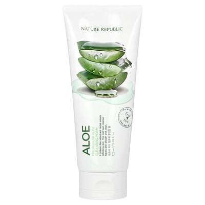 Fresh Herb Cleansing Foam, Aloe