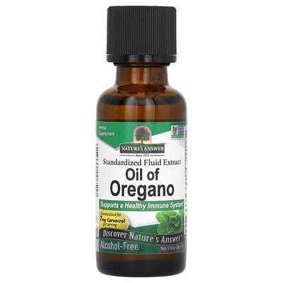 Oil Of Oregano, Alcohol-free