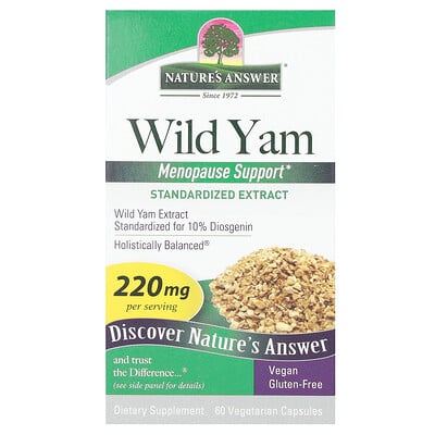 Wild Yam, 60 Vegetarian Capsules