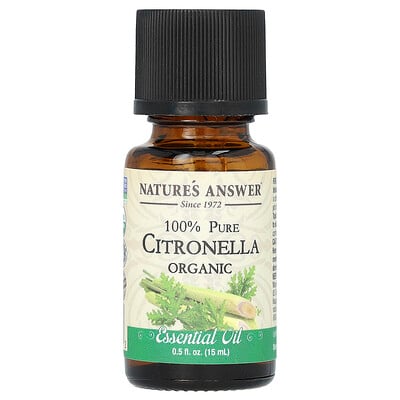 100% Pure Organic Essential Oil Blend, Citronella