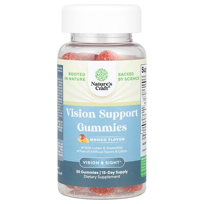 Vision Support Gummies, Mango , 30 Gummies