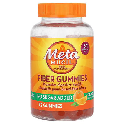 Fiber Gummies, Orange, 72 Gummies