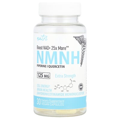 Nmnh, Extra Strength, 30 Vegan Capsules