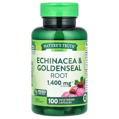Echinacea & Goldenseal Root, 100 Vegetarian Capsules