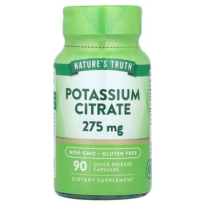 Potassium Citrate , 90 Quick Release Capsules
