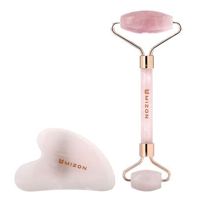 Facial Massage Roller And Gua-sha Set, 1 Set