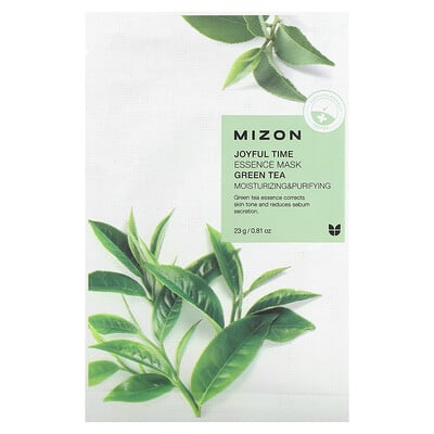 Joyful Time Essence Beauty Mask, Green Tea, 1 Sheet