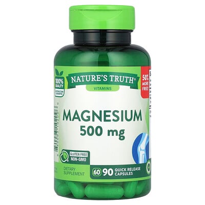 Magnesium , 90 Quick Release Capsules
