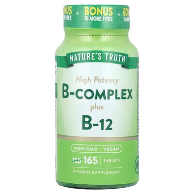 B-complex Plus B-12, High Potency