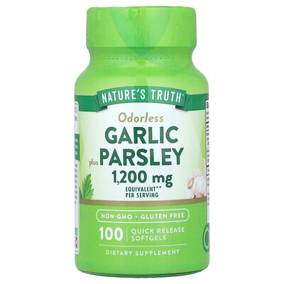 Odorless Garlic Plus Parsley, 100 Quick Release Softgels