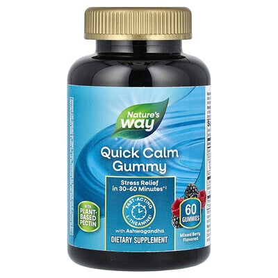 Quick Calm Gummy, Mixed Berry, 60 Gummies