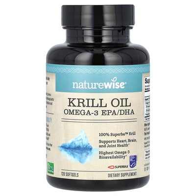 Krill Oil, Omega-3 Epa/dha, 120 Softgels