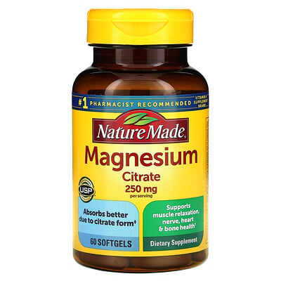Magnesium Citrate, 60 Softgels