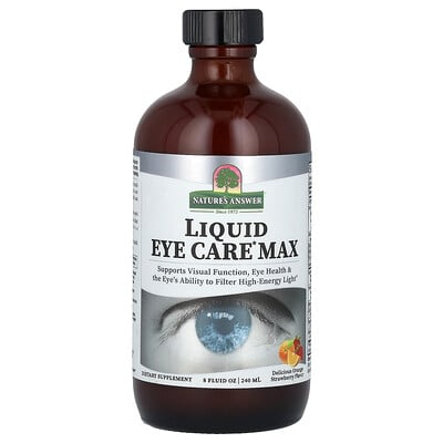 Liquid Eye Care Max, Delicious Orange Strawberry