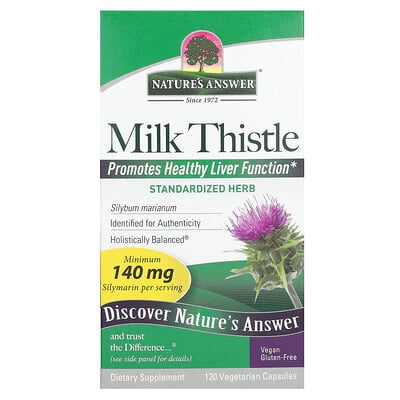 Milk Thistle, 120 Vegetarian Capsules
