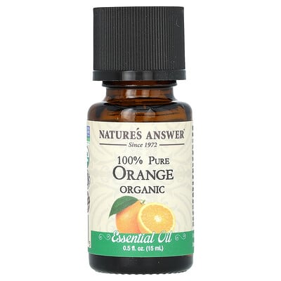 100% Pure Organic Essential Oil, Orange