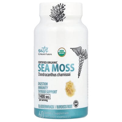 Nutri, Organic Sea Moss, 60 Organic Capsules