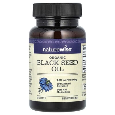 Organic Black Seed Oil, 60 Softgels