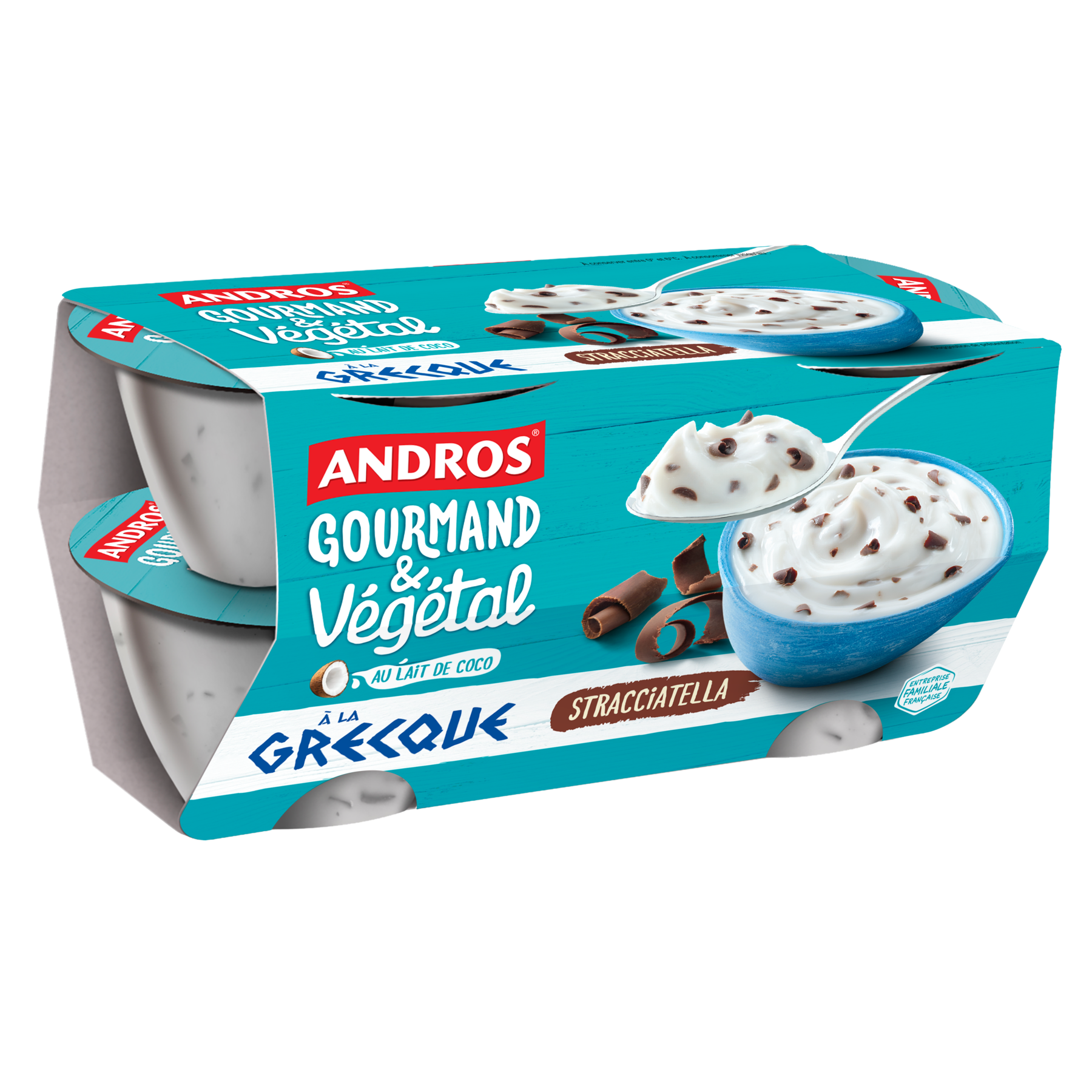 Yaourt À La Grecque Au Lait De Coco Stracciatella