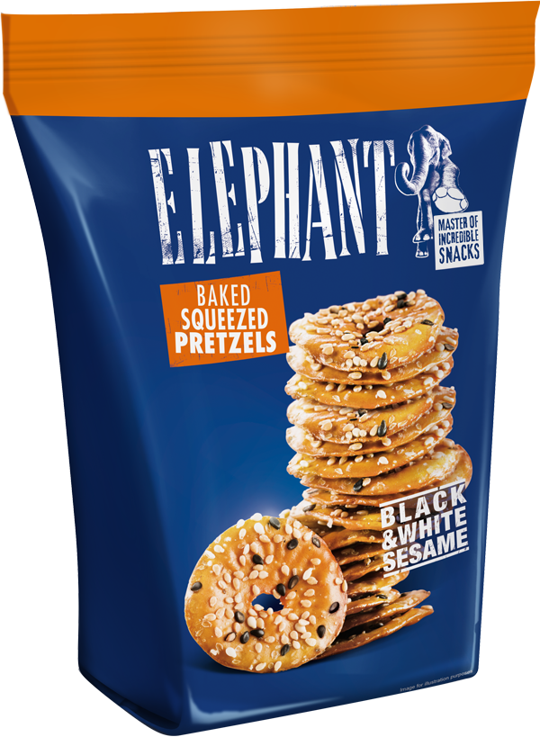 Bretzels Aux Graines De Sésame Noires Et Blanches Vegan