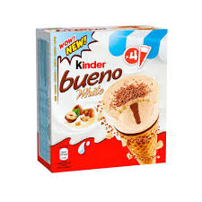 Cônes Kinder Bueno Chocolat Blanc Noisettes