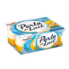 Yaourt Perle De Lait Sur Lit De Mangue Passion