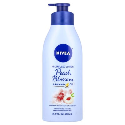 Oil Infused Lotion, Peach Blossom & Avocado Oil