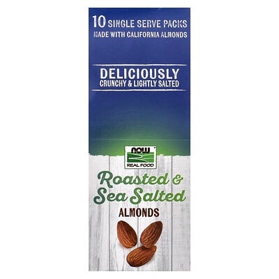 Almonds, Roasted & Sea Salted, 10 Packs, Each