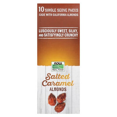 Salted Caramel Almonds, 10 Single Serve Packs, Each