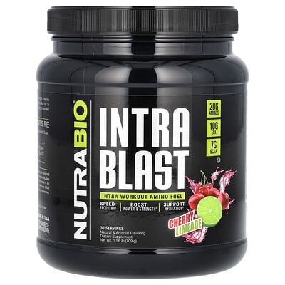 Intra Blast, Intra Workout Amino Fuel, Cherry Limeade, 1.56 Lb