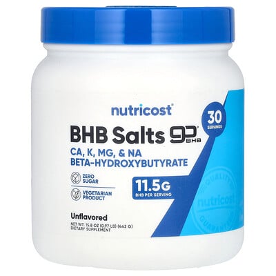 Bhb Salts Gobhb, Unflavored, 0.97 Lb