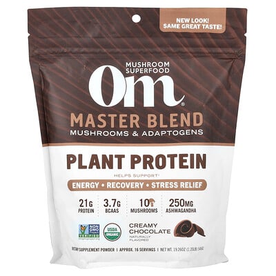 Master Blend, Plant Protein, Creamy Chocolate, 1.2 Lb