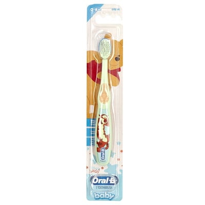 Toothbrush, Extra Soft, 0-3 Years, Disney Baby, 1 Toothbrush