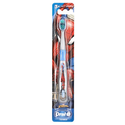 Toothbrush, Extra Soft, 3+ Years, Spiderman, 1 Toothbrush