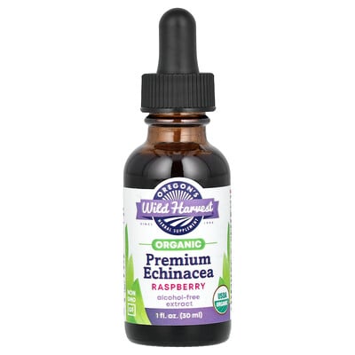 Organic Premium Echinacea, Alcohol Free, Raspberry