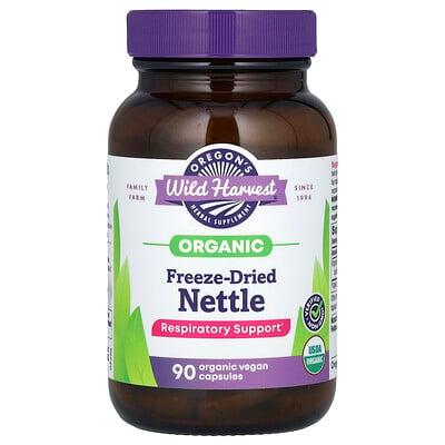 Organic Freeze-dried Nettle, 90 Organic Vegan Capsule