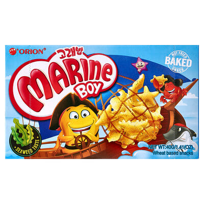 Marine Boy, Wheat Based Snacks, Seaweed