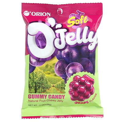 Soft O'jelly Gummy Candy, Grape
