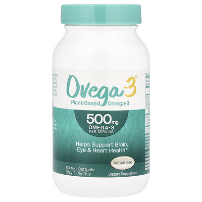 Plant-based Omega-3, 60 Mini Softgels