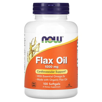 Flax Oil, 100 Softgels
